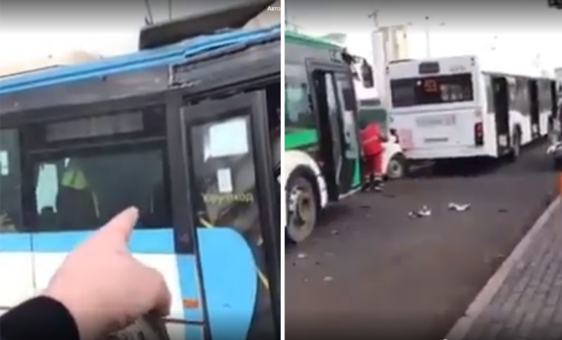 Нұр-Сұлтандағы жол апаты: Автобуста болған жолаушы ғажайыптың күшімен аман қалғанын айтты (видео)