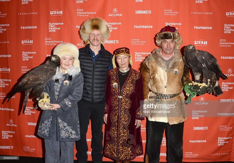 attends the "Eagle Huntress" Premiere during the 2016 Sundance Film Festival at Prospector Square on January 24, 2016 in Park City, Utah.