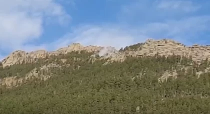 Бурабайдағы Көшетау тауының 800 метр биіктігінде өрт тұтанды