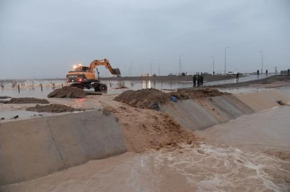 Түркістан: Су тасқынына қарсы жұмыстар үлкен апаттың алдын алды