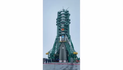 Тарихтағы алғашқы қашықтан басқарылатын құтқару зымыраны Байқоңыр ұшу алаңына орнатылды