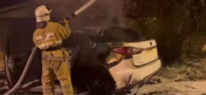 Атырауда журналистің көлігін жарып жіберген күдікті ұсталды