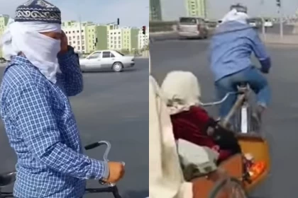 Түркістан облысының тұрғыны анасы мен әпкесін велосипедпен қажылыққа апармақ