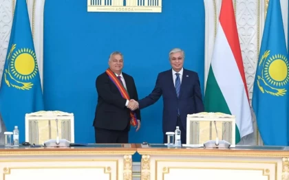 Тоқаев Мажарстан премьер-министрін І дәрежелі 