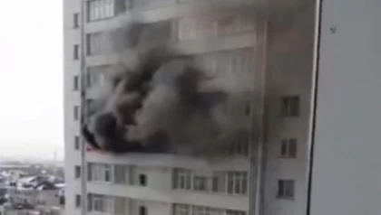 Шымкентте ірі тұрғын үй кешенінде өрт шықты