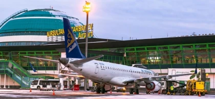 Астана әуежайында қатты желге байланысты рейстер тоқтатылып жатыр