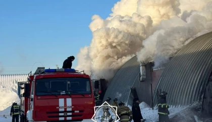 Астанада жиһаз цехында өрт шықты