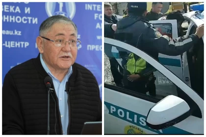 "Қолын қайырып, мойнынан қылқындырды": Қоғам белсендісі Рысбек Сәрсенбайұлы полицейлермен қалай айқасқанын айтып берді