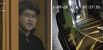 "Бетінің көгергенін көріп, көріпкелге хабарластым": Бишімбаев Нүкенованы өлерінің алдында бірнеше рет ұрғанын айтты (видео)