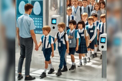 Қазақстанда оқушылар мектепке енді алақанды сканерлеу арқылы кіре алады