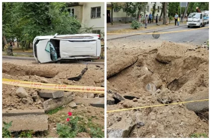 Алматыда газ құбыры жарылып, жол жамылғысы опырылды: Зардап шеккендер бар