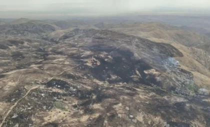 Қырғызстанда басталған дала өрті Жамбыл облысының аумағына өтіп кеткен