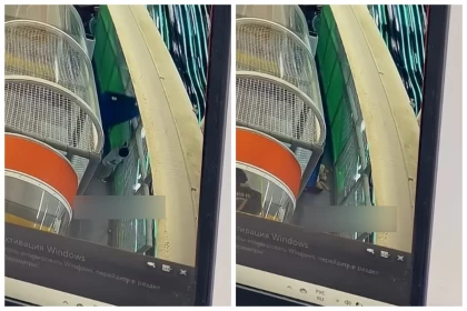 Ақтауда 3 жасар баланың үстіне 50 келілік аттракционның бір бөлігі құлап кетті (видео)