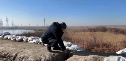 Бір жыл бұрын салынған бөгет жарылған: Петропавлдағы сапасыз құрылыс тағы сынға қалды