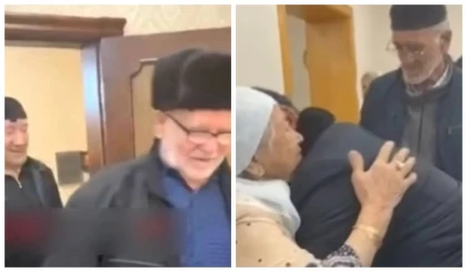 Шешендер соғыс кезінде анасын аман алып қалған қазақстандық отбасыға алғыс айту үшін арнайы келген (видео)