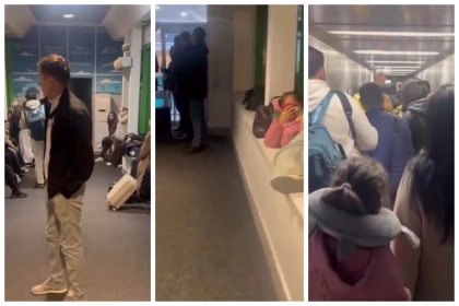 "Дәретханаға да жібермейді": Scat әуекомпаниясының жолаушылары тәртіп бұзушының кесірінен ұшақ трапында бір сағат тұрған