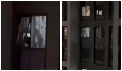 Астанада жасөспірімдер 12-қабаттан көшедегі адамдардың үстіне су толы пакеттер лақтырған (видео)