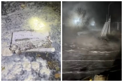 Қостанайда саяжайлар суға кетті: Нәжіс аралас су ауланы басып қалды (видео)