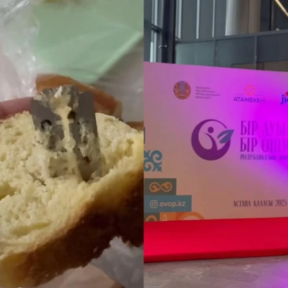 Қазақстандық нанның ішінен ұстараның жүзін тауып алған (видео)