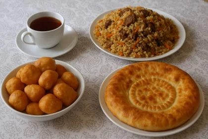 "Бауырсақ, шәй мен палау": ҚМДБ жаназа мен құдайы астың мәзірін бекітті