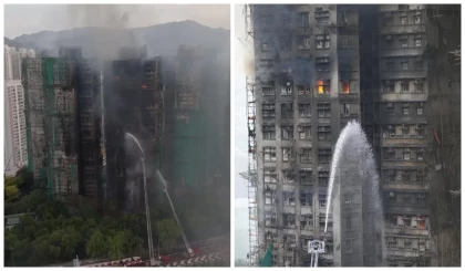 Гонконгтағы өрт салдарынан қаза тапқандар саны 83 адамға жетті