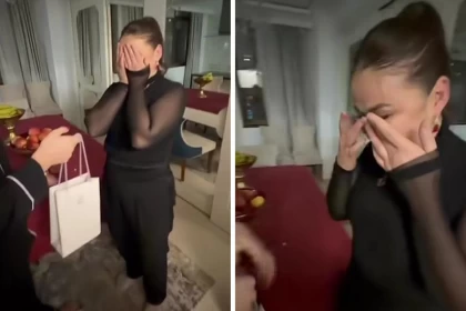 "Айтарға сөзім жоқ": Қыздары тосынсый жасаған Мөлдір Мұқанова жылап қалды