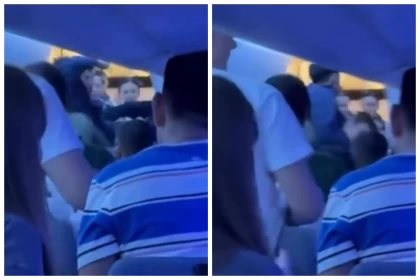 Алматы-Бангкок рейсінде шетелдіктер жанжал шығарып, төбелесті (видео)