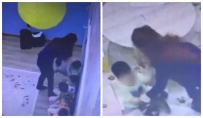 Астанадағы балабақшада тәрбиеші 3 жасар баланы ұрып-соққан (видео)