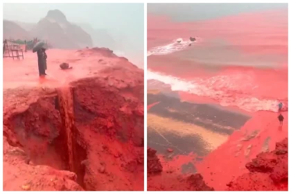 Таяу Шығыста жауған "қанды жаңбыр" ақырзаманның белгісі деп танылды (видео)