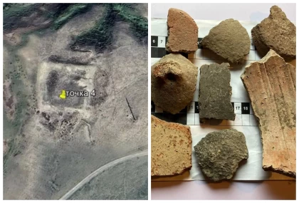 Алакөлге демалысқа барған маман күтпеген жерден 1000 жыл бұрынғы ежелгі керуен-сарайды тапты