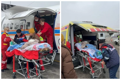 ТЖМ ұшағы ана мен баланы шұғыл  Қызылордадан Алматыға жеткізді (видео)