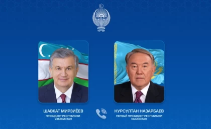 Нұрсұлтан Назарбаев Өзбекстан президентімен телефон арқылы сөйлесті