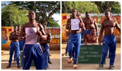 Ақмола облыстық төтенше жағдайлар департаменті жартылай жалаңаш африкалық ер адамдардың биіне тапсырыс берген (видео)