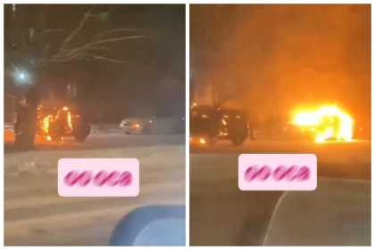Семейде бұған дейін айыппұл арқалаған зейнеткер полицияның екі бірдей қызметтік көлігін өртеп жіберді