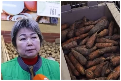 Ақтөбенің ірі супермаркеттерінде шіріген көкөністер сатылып жатыр