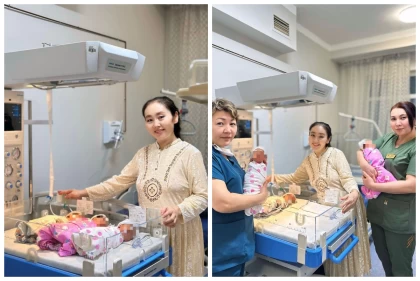 Алматыда 39 жастағы әйел өмірге үшем сәби әкеліп, бірден көпбалалы ана атанды