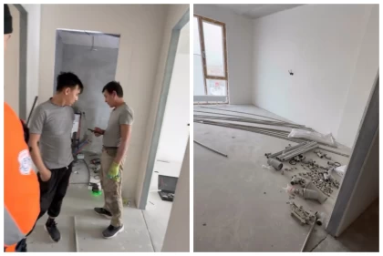 Алматыда құрылысшылар пәтерді шатастырып алып, басқа адамның үйіне жөндеу жұмыстарын жасаған