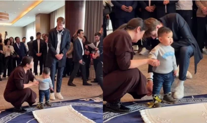 Қазақстанның бірінші ракеткасы жас бүлдіршіннің тұсауын кесті