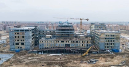 Қызылорда облысында онкологиялық бөлімшесі бар үлкен аурухана салынып жатыр