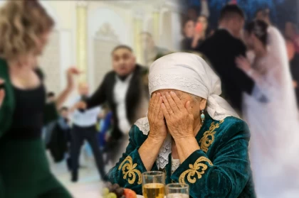 "Іш киімін шешіп, жерге жатып билейді": Қазақ тойының неге шырқы кетті