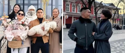 Қырғыздың даңқты балуаны алғаш рет ана атанды