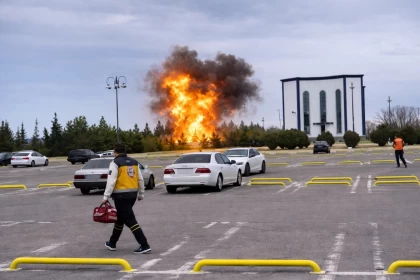 Иранның бірнеше дроны Әзірбайжан аумағына құлап, екі адам жарақат алды