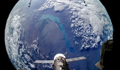 Балқаш көлінің ғарыштан түсірілген суреттері қазақстандықтарды тәнті етті