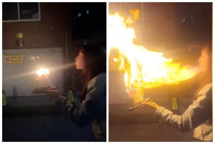 Туған күнінде трендті қайталап, торт үрлеген актриса бетін отқа күйдіріп алды