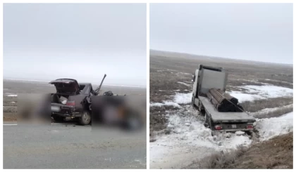 Ақтөбе облысында жантүршігерлік жол апатынан бес адам қаза тапты