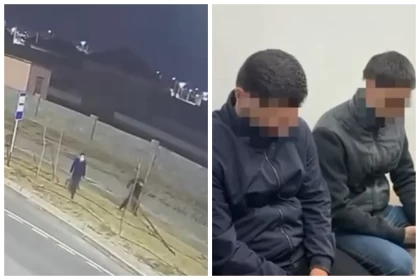 Түркістанда екі ер адам айыппұлдарға қарсылық білдіріп, көшедегі камераларды қиратып кеткен (видео)