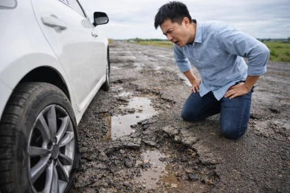 Қазақстандық жүргізушілер көлігі зақымдалғаны үшін "ҚазАвтоЖолды" сотқа берді