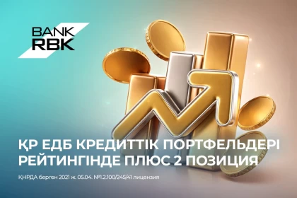 Bank RBK 2025 жылдың қорытындысы бойынша несие портфелі рейтингінде үздік 10 банктің қатарындағы өз орнын нығайтты