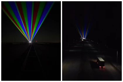 Қазақстандағы ақылы жолдарға жүргізушілер ұйықтап кетпейтіндей лазерлі жарықтар орнатып жатыр