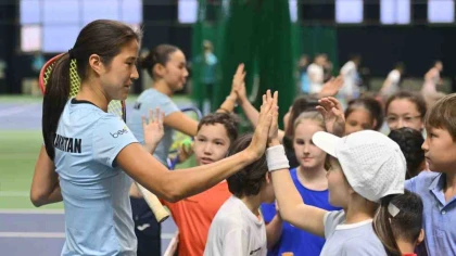 Астанада теннис жұлдыздары мен жас таланттар бас қосқан "Kids Day" өтті